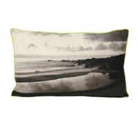 Paoletti Neon Coast Feather Cushion