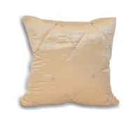 New Diamante Quilted Cushion Paoletti Cream 45cm x 45cm