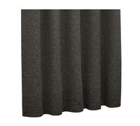 Paoletti New Galaxy Chenille Eyelet Curtains - Charcoal - 168cm x 229cm - Charcoal - 100% Polyester