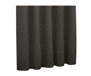 Paoletti New Galaxy Chenille Eyelet Curtains - Charcoal - 229cm x 229cm - Charcoal - 100% Polyester