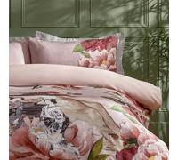 Paoletti Pair of 100% Cotton Geisha Floral Pillowcases