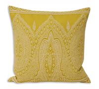 Paoletti Paisley Printed Cushion in Yellow | Size: 50 cm x 50 cm Paoletti Yellow 50 cm x 50 cm