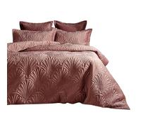 Paoletti Palmeria Contemporary Oxford Pillowcase - Blush - 50cm x 75cm - Blush - 100% Mixed