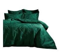 Paoletti Palmeria Contemporary Oxford Pillowcase - Emerald Green - 50cm x 75cm - Emerald Green - 100% Mixed