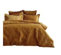Paoletti Palmeria Contemporary Oxford Pillowcase - Gold - 50cm x 75cm - Gold - 100% Mixed