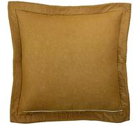 Paoletti Palmeria Cushion Cover, Velvet, Gold, 60 x 60cm