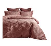 Paoletti Palmeria Duvet Cover Set - Blush Pink - Blush Pink - King