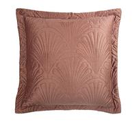 Paoletti Palmeria Cushion Cover, Velvet, Blush, 60 x 60cm