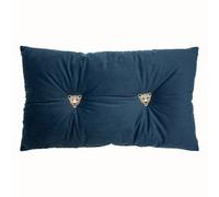 Paoletti Panther Pre-Filled Cushion, Navy, 30 x 50cm