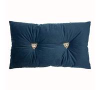 Paoletti Panther Pre-Filled Cushion, Navy, 30 x 50cm
