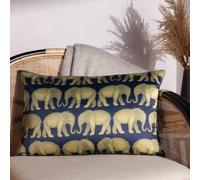 Paoletti Parade Polyester Filled Cushion, Polyester, Navy