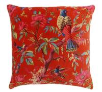 Paoletti Paradise Velvet Feather Rich Cushion