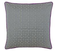 Paoletti Pimlico Geometric Piped Polyester Filled Cushion