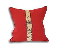 Paoletti Polo Strap Feather Cushion