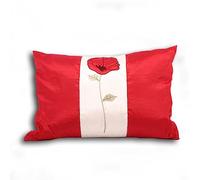 Paoletti Poppet Cushion Cover, Red/Cream, 30 x 50 Cm