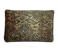 Paoletti Python Snake Skin Piped Cushion Cover