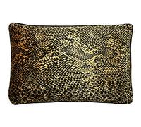 Paoletti Python Cushion, Gold, 40 x 60cm