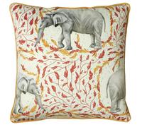 Paoletti Samui Elephant Cushion Cover - Gold - Gold - One Size