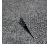 Riva Paoletti Wallpaper Luxe Serafina Abstract Metallic Vinyl Charcoal