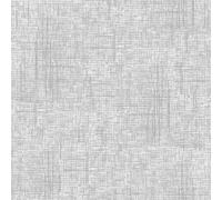 Paoletti Serafina Vinyl Textured Wallpaper - Silver - 10in x 53cm - Silver - 100% Mixed