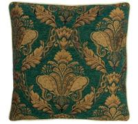 Paoletti Shiraz Cushion Cover,45 x 45cm, Emerald