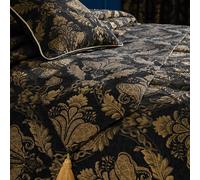 Paoletti Shiraz Jacquard Chenille Runner in Black Paoletti Black