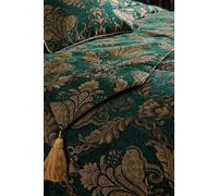 Paoletti Shiraz Jacquard Chenille Runner In Emerald Emerald One Size