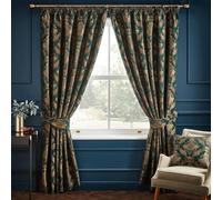 Paoletti Shiraz Jacquard Pencil Pleat Curtains