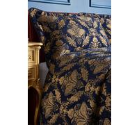 Paoletti Shiraz Jacquard Chenille Pillow Sham Paoletti Navy One Size
