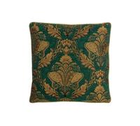 Paoletti Shiraz Polyester Filled Cushion Emerald, Green