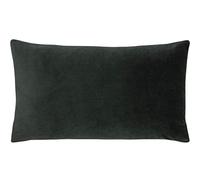 Paoletti Sunningdale Feather Filled Cushion, Charcoal, 30 x 50cm