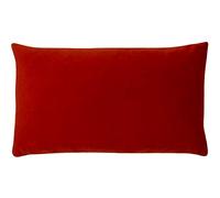 Paoletti Sunningdale Feather Filled Cushion, Flame, 30 x 50cm