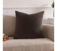 Paoletti Sunningdale Plain Velvet Cushion in Black | Size: 50cm x 50cm