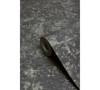 Paoletti Symphony Abstract Metallic Vinyl Wallpaper in Black Paoletti Black