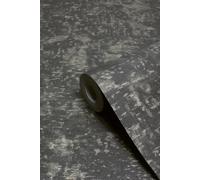 Paoletti Luxe Symphony Abstract Vinyl Wallpaper, Black
