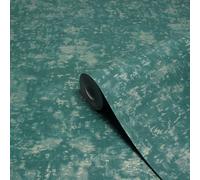 Paoletti Symphony Abstract Metallic Vinyl Wallpaper In Teal