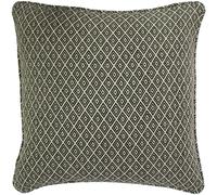 Paoletti Tangier Geometric Cushion Cover - Monochrome - One Size - Monochrome - 47% Polyester/37% Cotton/15% Viscose/1% Nylon