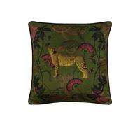 Paoletti Tropica Cheetah Cushion, Khaki, 45 x 45cm