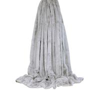 Paoletti Unisex Empress Throw - Taupe - Size 140 cm x 200 cm