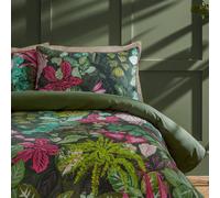 Paoletti Veadeiros Exotic Floral Pillowcase Pair in Pink | Size: Standard Pillow Case Paoletti Pink Standard Pillow Case