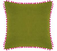 Paoletti Velvet Pompom Cushions
