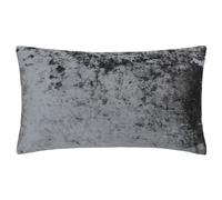 Paoletti Verona Crushed Velvet Rectangular Polyester Filled Cushion in Grey | Size: 40 cm x 60 cm Paoletti Grey 40 cm x 60 cm