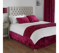 Paoletti Verona Wine Crushed Velvet Base Wrap