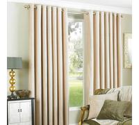 Paoletti Wellesley Natural Eyelet Curtains