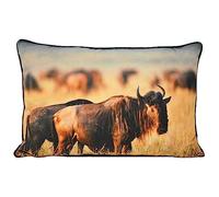 Paoletti Wildebeest Feather Filled Cushion