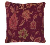 Paoletti Zurich Floral Jacquard Feather Rich Filled Cushion