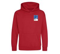 Paolo Maldini Italy Icon Frame Kids Hoodie - Red / 5-6 years
