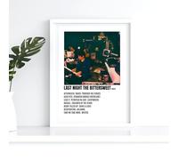 Paolo Nutini Bittersweet Tracklist Lyrics Quotes Tour Retro Album A4 Music Wall Art Print Unframed Poster Concert Festival Glossy Artwork Unique Home Décor Gift Bedroom Mancave (White)