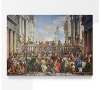 Paolo Veronese The Wedding at Cana | Vintage Bible Story Painting, Biblical Decor Print Antique Fine Art Wall Poster Artwork