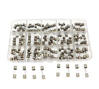 Paopaoldm 150Pcs Set 5x20mm Quick Blow Glass Tube Assorted Kits Fast-blow Glass Fuses 15 Kinds Glass Tube Assorted Kit Assortment 0.1A 0.2A 0.5A 1A 2A 3A 4A 5A 6A 8A 10A 15A 20A 25A 30A